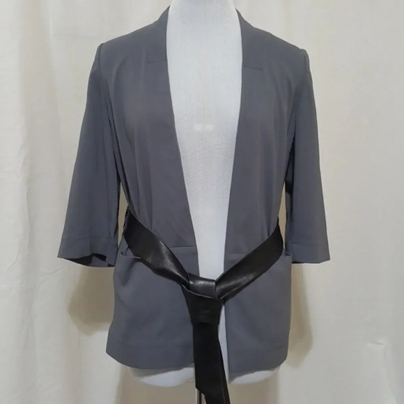 LABEL LAB | "HOUSE OF FRASER" Gray Belted Blazer Medium - Picture 1 of 8